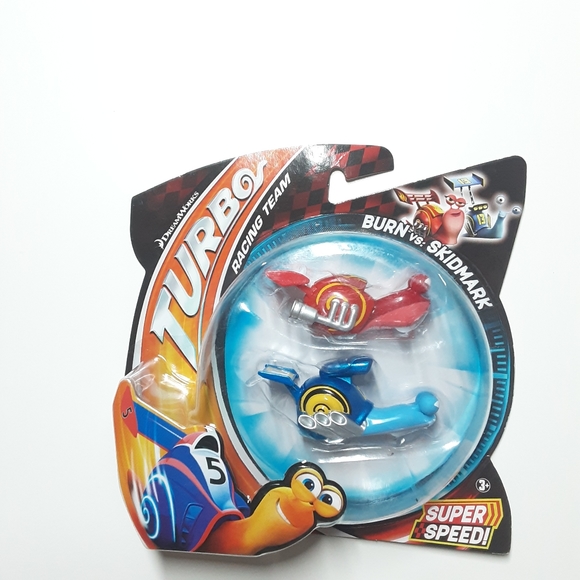 DreamWorks Turbo: Burn vs Skidmark 2 Pack Vehicle Set - Picture 3 of 5